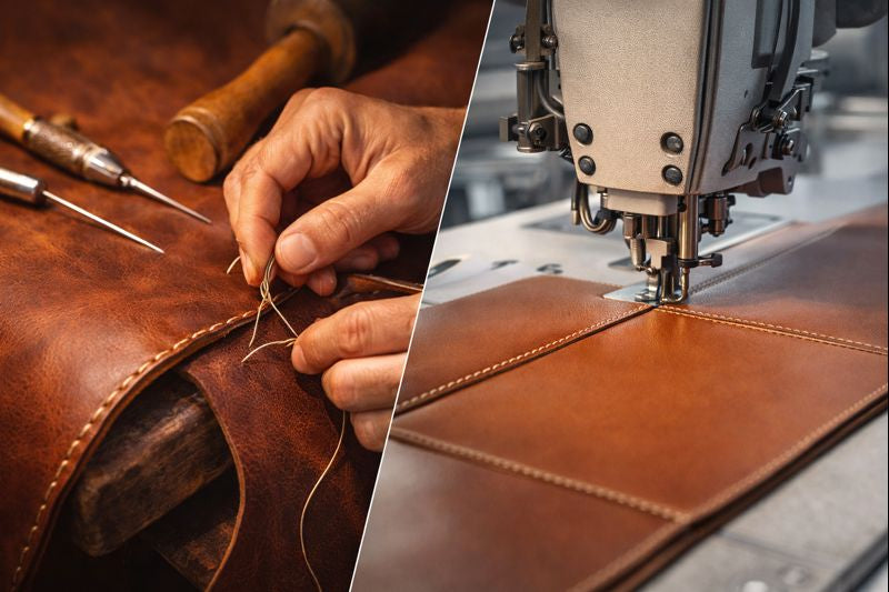 Handcrafted vs Machine-Made Leather Bags: The Real Differences That Matter